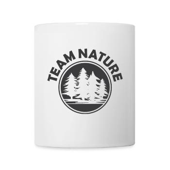 team nature Symbol Wald Natur gesund Logo icon - Tasse - Weiß - Vorne