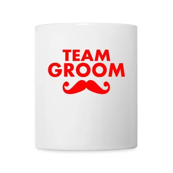 Team groom - Mug blanc - blanc - Devant