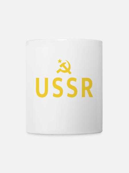 Neuvostoliitto Neuvostoliiton vaakuna Venäjän tähti СССР - Muki - valkoinen