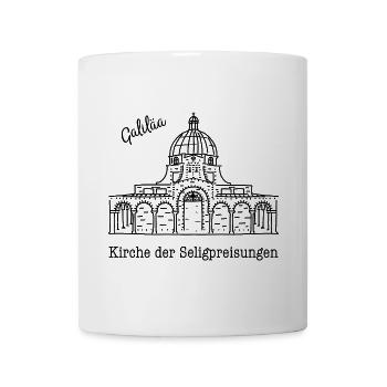Israel, Kirche der Seligpreisungen , Galiläa - Tasse - Weiß - Vorne