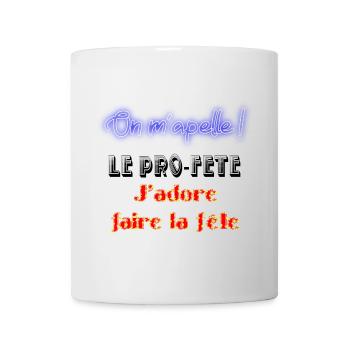 On m'appelle le Pro-Fête - Mug blanc - blanc - Devant