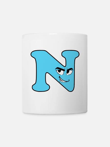 N - Tasse - Weiß