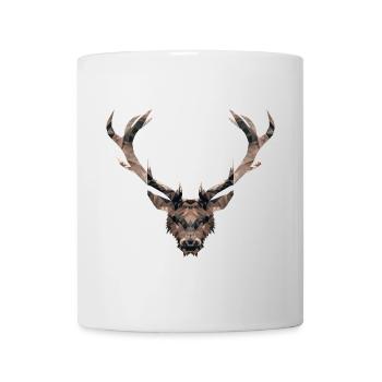 HIRSCH / POLYGON - Tasse - Weiß - Vorne