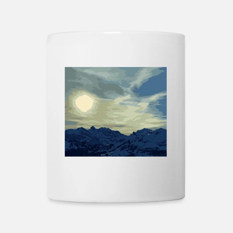 Montagnes suisses - Grindelwald - Mug blanc - blanc