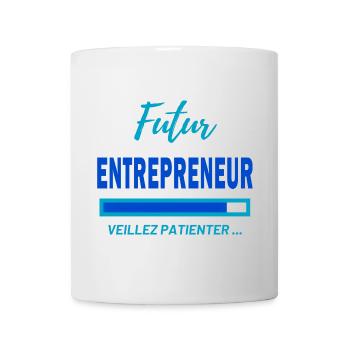 Zukunft Unternehmer Motivation T-Shirt - Tasse - Weiß - Vorne