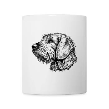 Steirische Bracke Portrait - Tasse - Weiß - Vorne