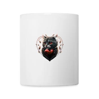 Juste Une Fille Qui Aime Chats - Mug blanc - blanc - Devant