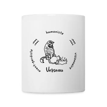 Verseau signe du zodiaque - astrologique - Mug blanc - blanc - Devant