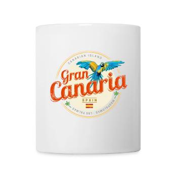 Grande Canarie Perroquet Îles Canaries Espagne - Mug blanc - blanc - Devant