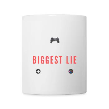 Biggest Lie: Gamer Girlfriend - Mug - white - Front