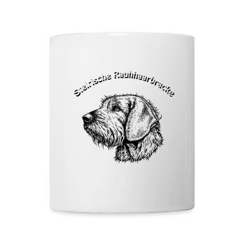 Steirische Bracke Portrait - Tasse - Weiß - Vorne