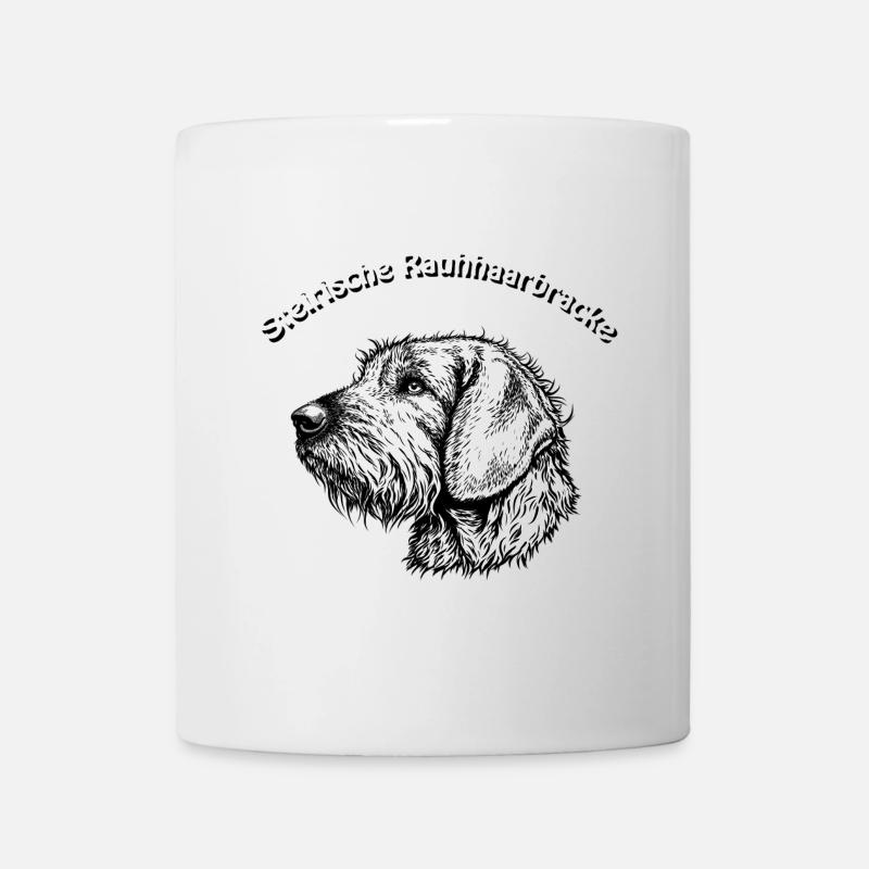 Steirische Bracke Portrait - Tasse - Weiß