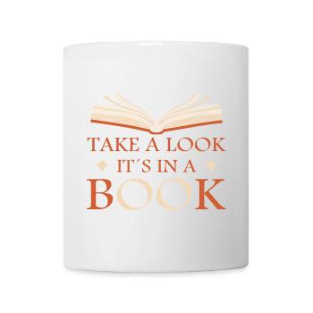 Regardez c’est dans un livre - Mug blanc - blanc - Devant