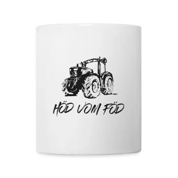 Höd vom Föd - Bauer, Spruch, Dialekt, Traktor - Tasse - Weiß - Vorne