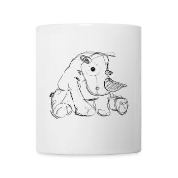 Rhinocéros - Mug blanc - blanc - Devant