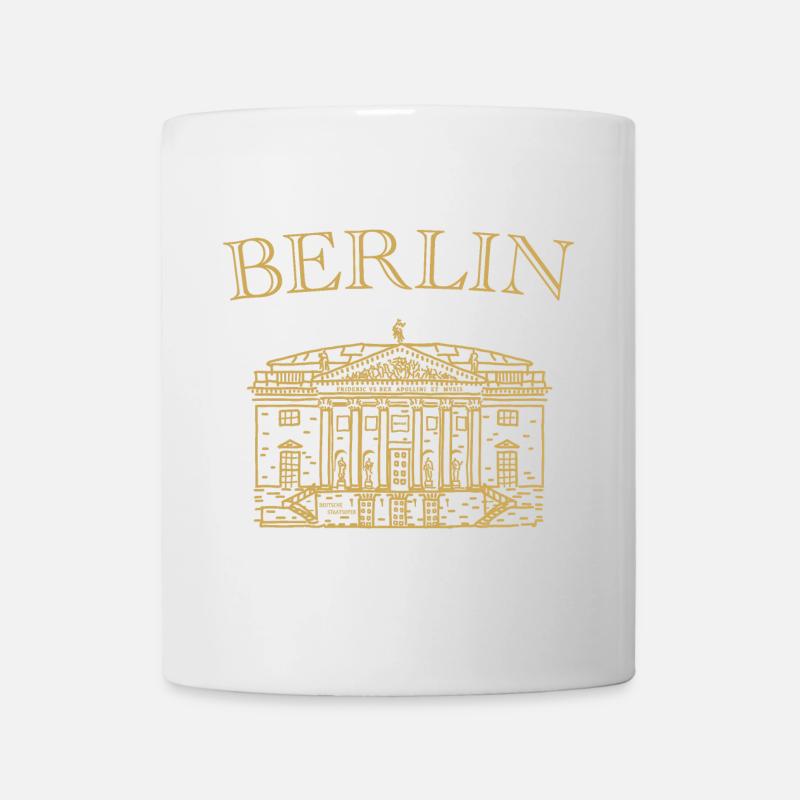 Berlin, Staatsoper Unter den Linden - Tasse - Weiß