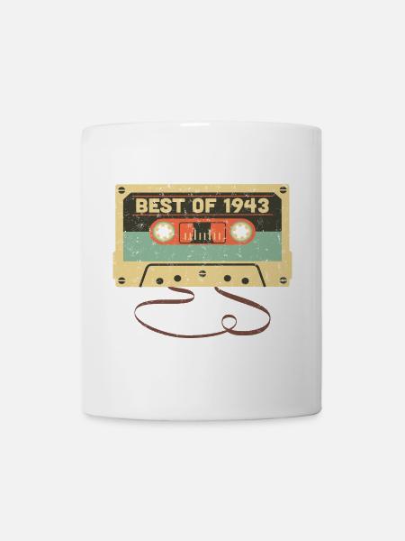 Best of 1943 80th birthday Awesome 80 years old - Mug - white