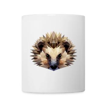 Style polygonal hérisson - Mug blanc - blanc - Devant
