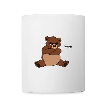 Brummbär - Tasse - Weiß - Vorne