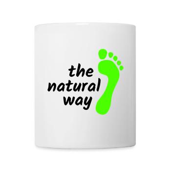 Pieds nus - La voie naturelle 2023 - Mug blanc - blanc - Devant