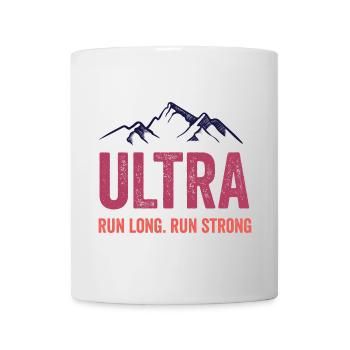 Ultra Running - Courez longtemps. Courez fort. - Mug blanc - blanc - Devant