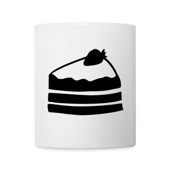 Piece of cake - Mug - white - Front