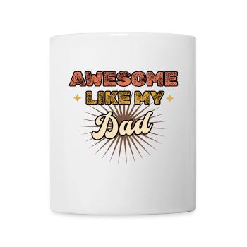 Génial comme mon père - Mug blanc - blanc - Devant