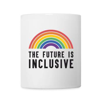 Pride Month LGBT - Die Zukunft ist inklusiv - Tasse - Weiß - Vorne