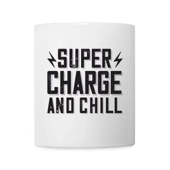Supercharge And Chill - for electric car fans - Mug - white - Front