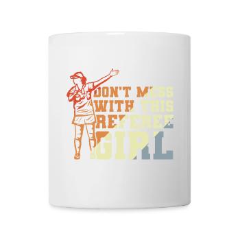 Ne plaisante pas avec cette arbitre - Mug blanc - blanc - Devant