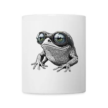 Cool frog with sunglasses - Mug - white - Front