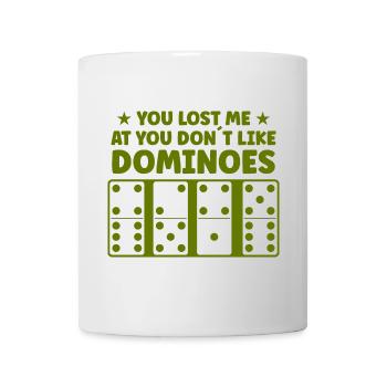 Domino Design - Tasse - Weiß - Vorne