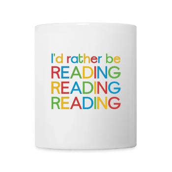 Ich würde lieber lesen – I’d rather be reading - Tasse - Weiß - Vorne