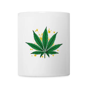 Cannabis Blatt Legalize 420 t-shirt Hanf Mode Weed - Tasse - Weiß - Vorne