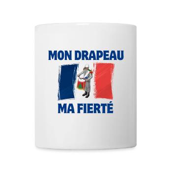 Français, drapeau Français, vive la France - Mug blanc - blanc - Devant