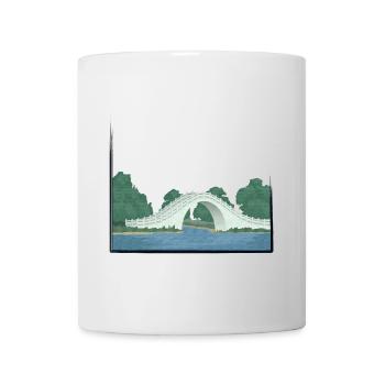 Pont chinois - Mug blanc - blanc - Devant