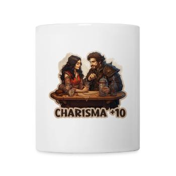 Charisma Plus 10 Fantasy RPG Flirt Shirt - Mug - white - Front