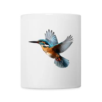 Eisvogel Und Kingfisher Design Für Vogelfreunde - Tasse - Weiß - Vorne