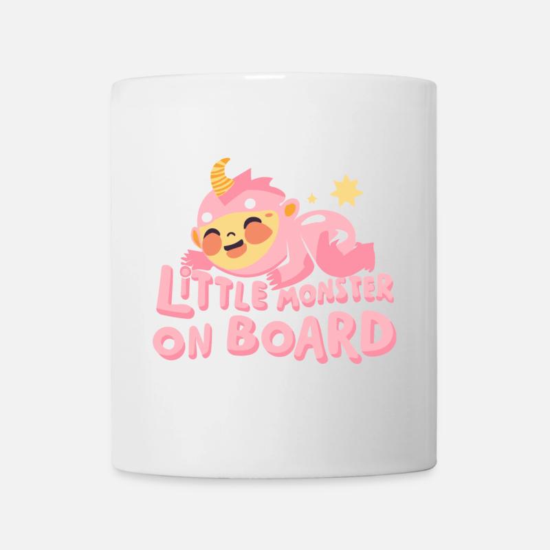 Motif Petit Monstre - Mug blanc - blanc