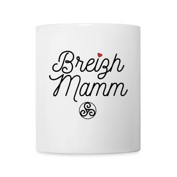 Breizh Mamm Triskell Fête des mères Bretonne - Mug blanc - blanc - Devant