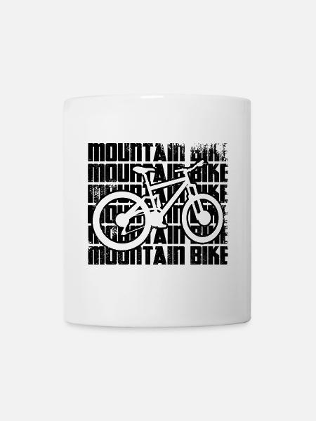 Mountainbike - Tasse - Weiß