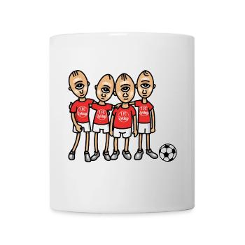 Fußballclub - was guckst du - Tasse - Weiß - Vorne