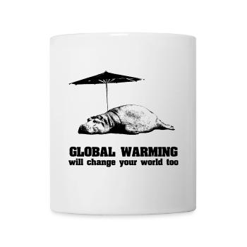 Globale Erwärmung / Klimawandel / Global Warming - Tasse - Weiß - Vorne