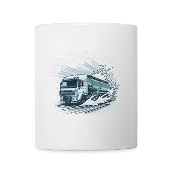müchzahra milchzahra milch lkw dialekt österreich - Tasse - Weiß - Vorne