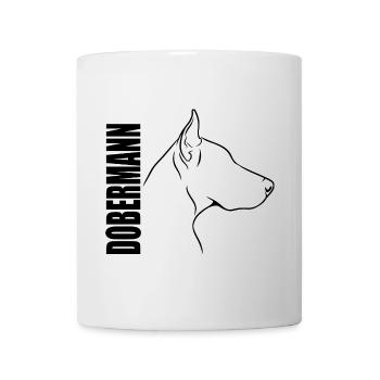 Doberman Profil Chiens Chien Wilsigns - Mug blanc - blanc - Devant