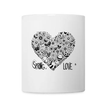 spring love - Tasse - Weiß - Vorne