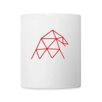 Christmas Hat - Geometric Lines - Mug - white - Front