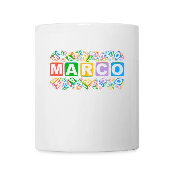MARCO colourful cubes - Tasse - Weiß - Vorne