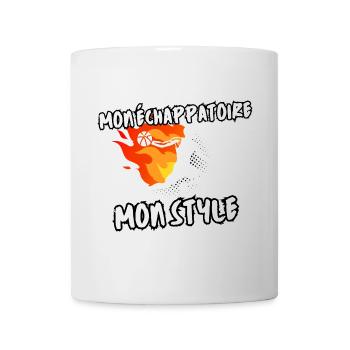 Basketball escape in flames - Mug - white - Front