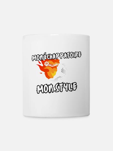 Basketball escape in flames - Mug - white